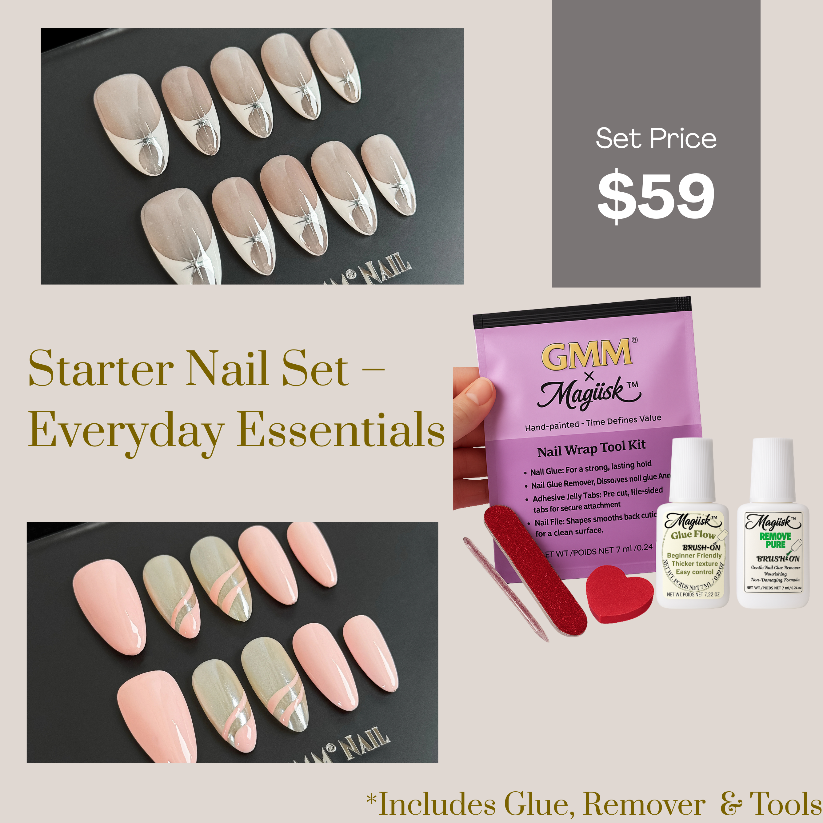 Starter Nail Set – Everyday Essentials