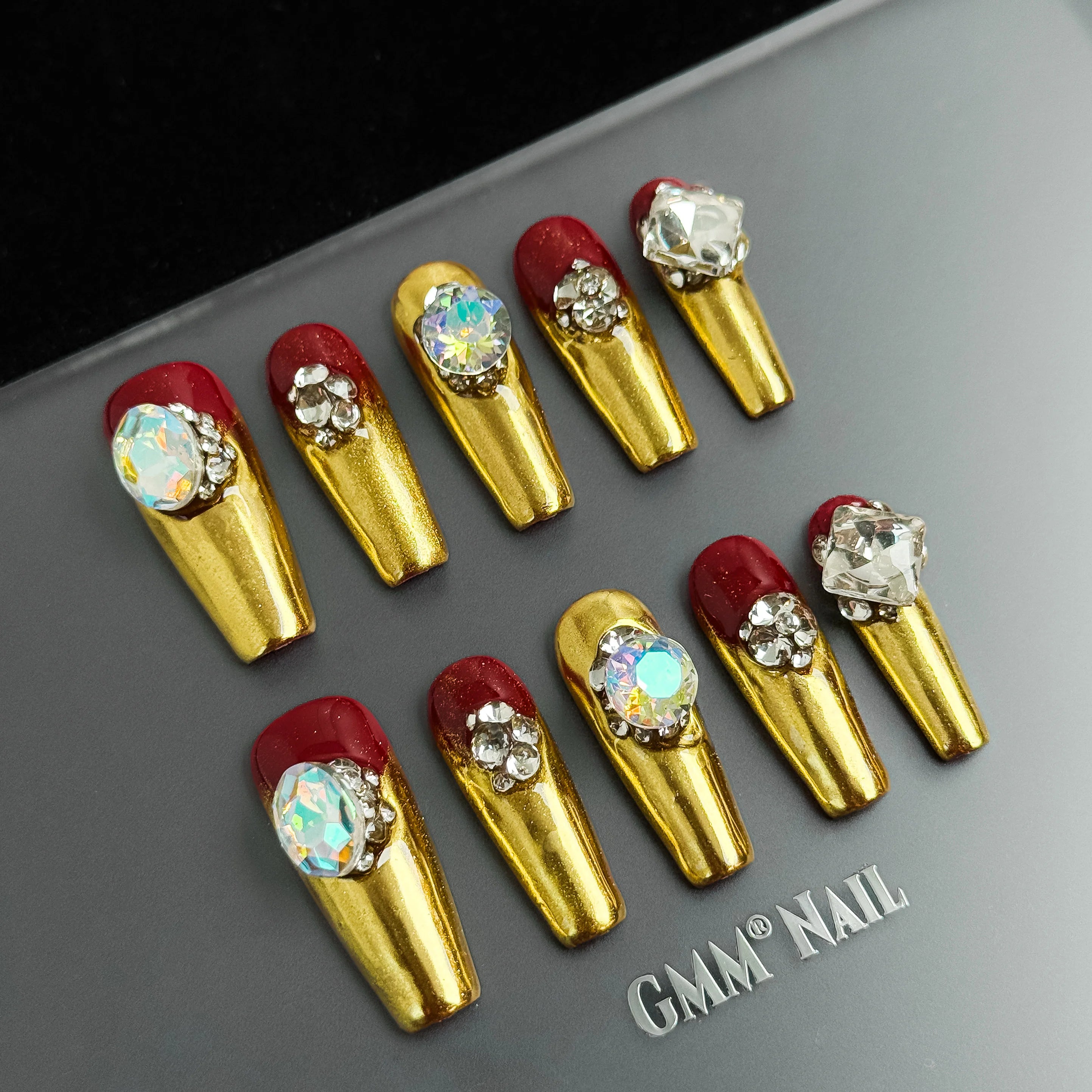 Diamond Bloom |Gilded Ruby Crown